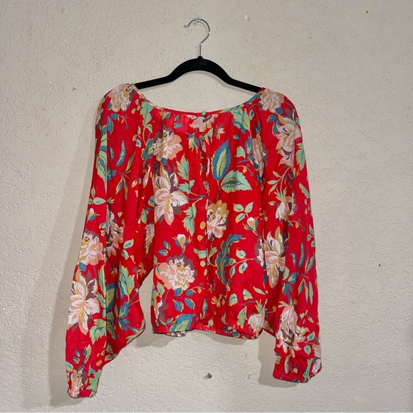Anthropologie Maeve | Lake House Floral Top Size: XS - Picture 5 of 5